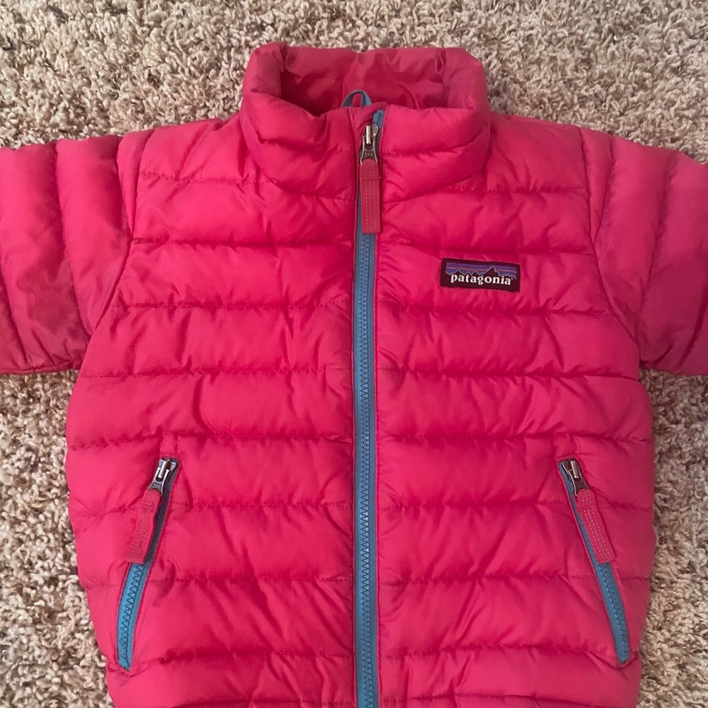 Pink Patagonia 6-12 month jacket